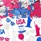 200 PCS Veterans Day Patriotic Confetti Decorations for Table, USA Balloon Sequins Glitter Blue Red Table Confetti Statue of Liberty Paper Confetti for Patriotic Decorations Labor Day Party
